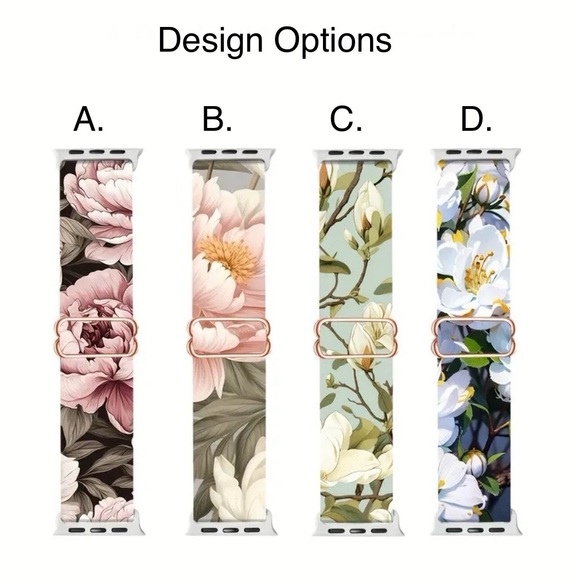 APPLE Watch Nylon Floral band (38/40/41mm) - Picture 2 of 9